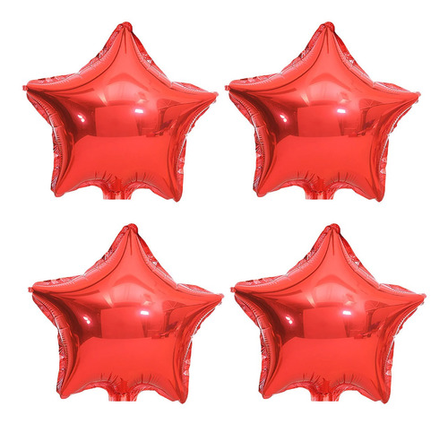 10 Globos Estrella Rojo 18 '' Fiesta Decoracion Arreglo