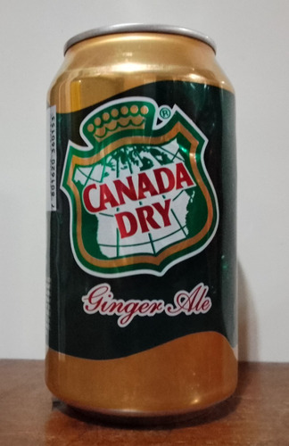 Lata Canada Dry Ginger Ale 2016 350ml Chile Vacía Detalles