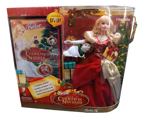 Barbie Cuento De Navidad - Mattel Muñeca De Colección (Usado)