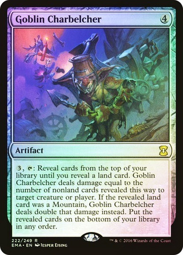 Magic Mtg Goblin Charbelcher Eternal Masters (foil)