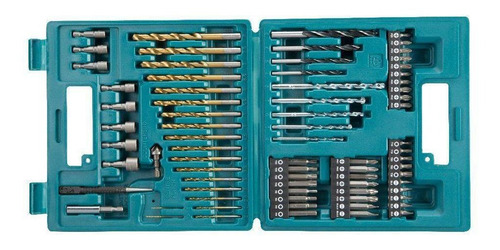 Kit Multi-acessórios Makita Com 75 Peças Com Estojo B-49373