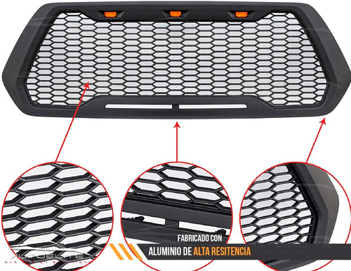 Imagen 6 de 9 de Parrilla Toyota Tacoma 2019 2020 Luz Led Ámbar Con Arneses