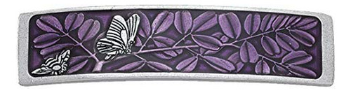 Pasadores - Danforth - Butterfly & Bee Pewter Barrette - 3 1