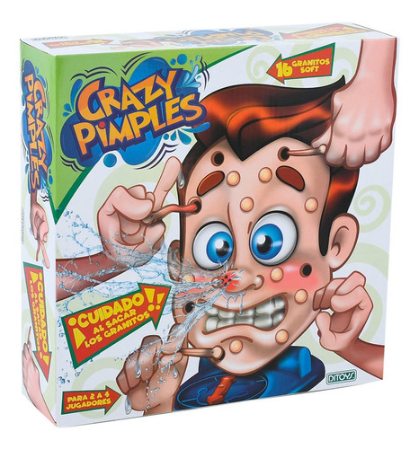 Juego De Mesa Crazy Pimples Game Ditoys
