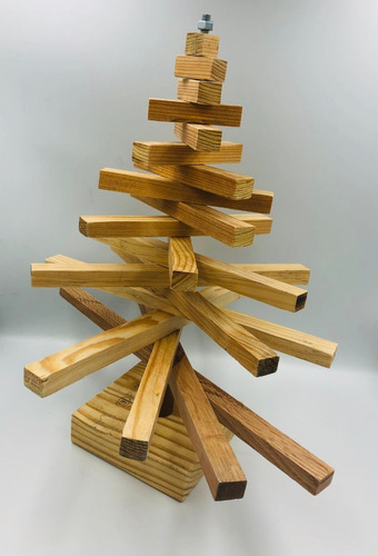 Árbol De Navidad De Madera Sustentable Palet