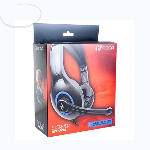 Auriculares Gamer Consolas Red Headset Noga Stormer St-703