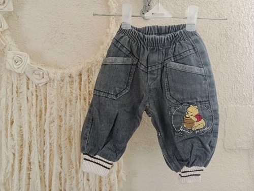 Hermoso Pantalón De Jean Pañalero Para Bebe