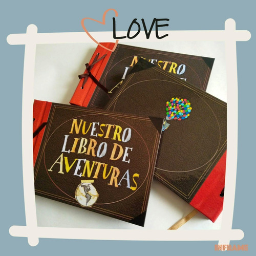 My Our Adventure Book Libro De Aventuras Up Papel Madera A4