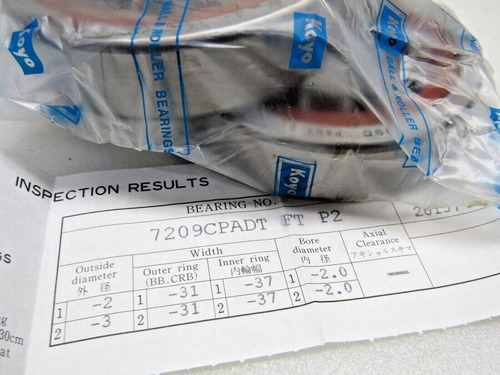 Koyo 7209cpadt-ftp2 7209ct 7209cd Super Precision 2 Bear Jje