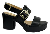 Comprar Zapatos De Plataformas Comodas Doble Hebilla Altura De 8 Cm