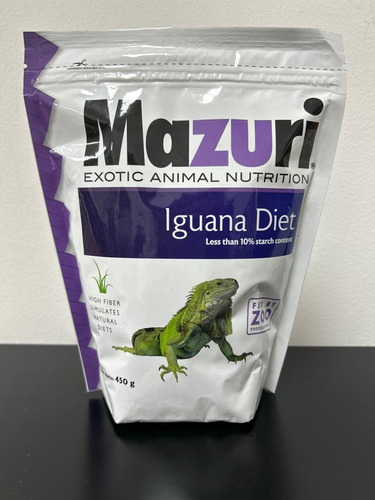 Alimento Mazuri Iguana Diet, Para Iguanas 450gr