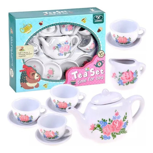  Juego Tazas De Te Porcelana Juguete Tazas Para Niñas 11pzas