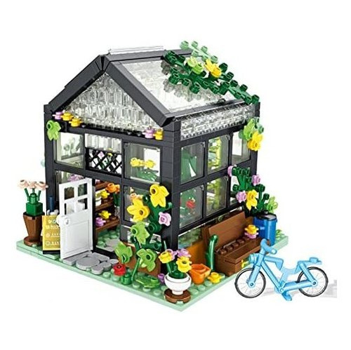 Juego De Construcción Flower House Building 579 Piezas Niños