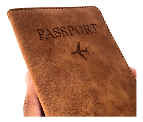 Organizador elástico de piel sintética Fashion Passport Wallet