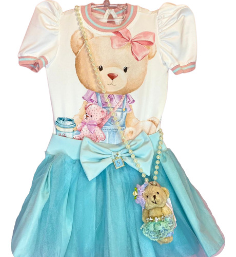 Bolsa Fake Infantil Yoyo Ursinha Colorida 24067