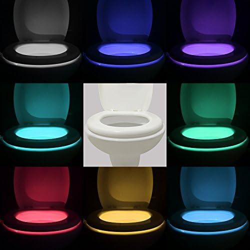 Luz Nocturna Con Sensor De Movimiento Para Inodoro De 16 Col