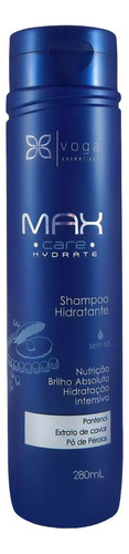  Shampoo Hidratante Max Care Hydrate Voga 280 Ml