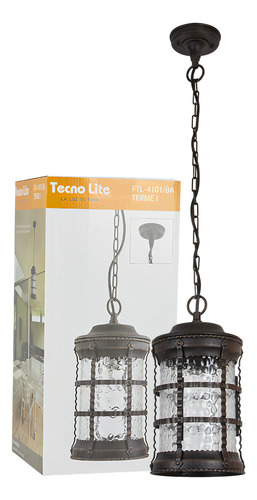 Farol Colgante Techo Bronce Tecnolite Terme I Ftl-4101/ba