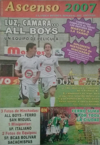 Revista Ascenso 556 All Boys,italiano,ferro,san Miguel