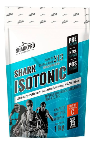Isotonico Em Pó Shark 1kg - Rende 15 Litros