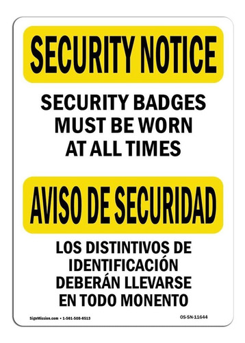 Osha Señal De Advertencia De Seguridad  Insignias De Segurid