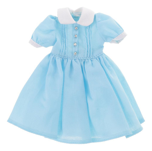 Vestido Para Muñeca Blythe Azul