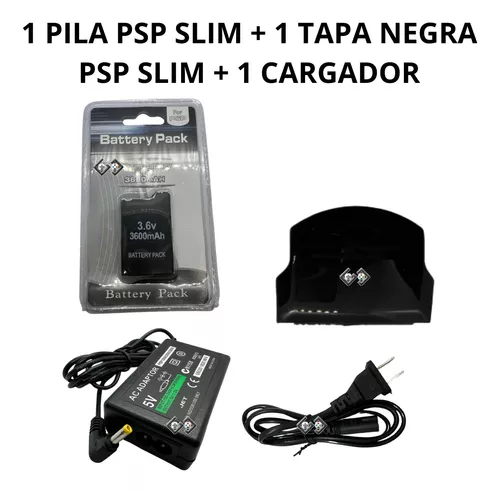 TAPA BATERIA PSP SLIM / 3000 NEGRO
