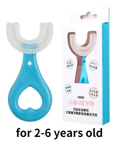 Cepillo Dental 360° Silicona En U Para Niños Y Niñas
