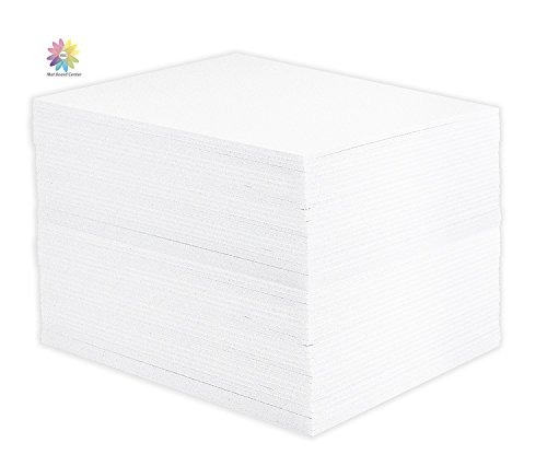 Mat Board Center Paquete De 50 11x14 18 White Foam Core Back