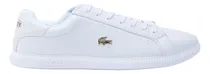 Comprar Tenis Para Hombre Graduate De Piel Con Cordones Blancos De Lacoste