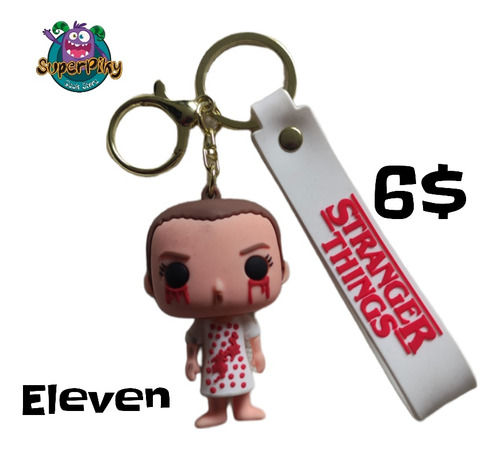 Llavero 3d Figuras Eleven Demogorgon Dustin Stranger Things