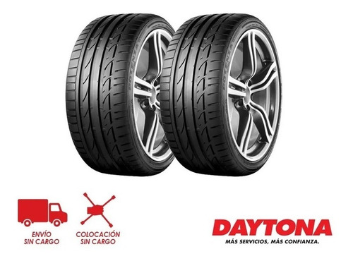 Kit X2 245/40 R17 Bridgestone Potenza S001 91w Run Flat