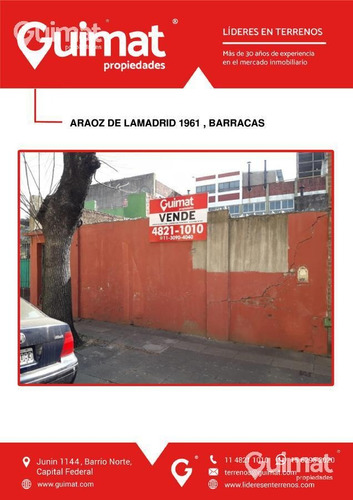 Imagen 2 de 13 de Terreno - Barracas - Lideres En Terrenos - Guimat Propiedades