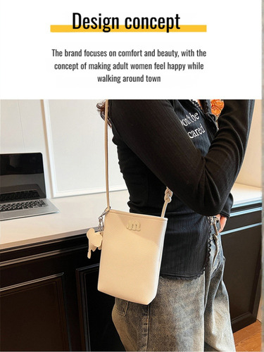 Bolso Bandolera Vertical Portátil Para Jóvenes Clutch Bag