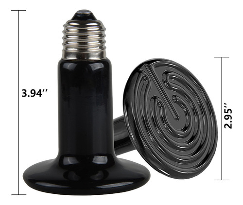 Nova Lâmpada De Calor Infravermelho De Cerâmica 50w 220v