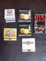 Comprar Lote 6 Cajas Fósforos Carterita Distintos Diseños Bebidas