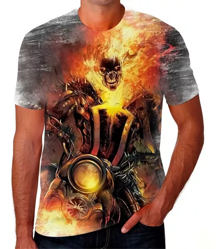 CAMISETA HALLOWEN Motoqueiro Fantasma