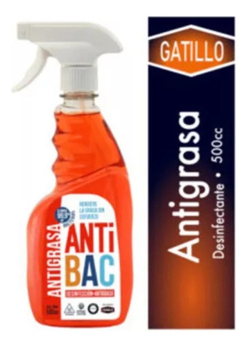 Antibac Antigrasa + Desinfeccion Elimina 99.9% Bacterias