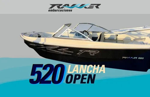 Lancha Bermuda 180 Sport Azul Línea De Flotación Roja