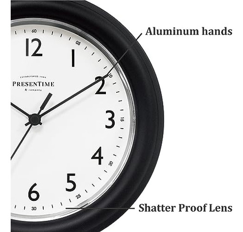 Presentime & Co 85 Modern Farmhouse Clock De Pared Sin De