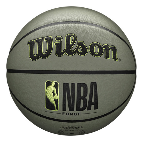 Balón Basketball Nba Forge Bskt Khaki Sz7 Wilson Color Gris