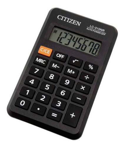 Imagen 3 de 8 de Paquete De 5 Calculadoras Citizen Bolsillo Lc-310n