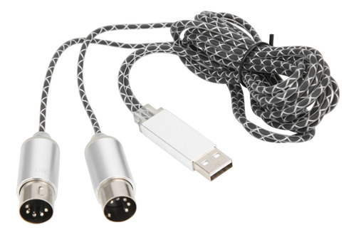 Adaptador De Entrada/salida De Cable Midi A Usb, Convertidor