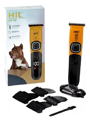 Máquina de cortar cabelo recarregável Htc modelo At-767 para cor de animais de estimação