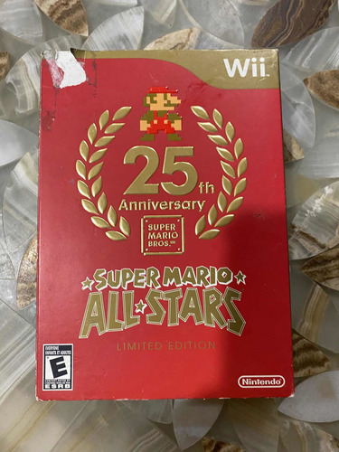 Súper Mario All-stars Nintendo Wii 25th Anniversary Proginal