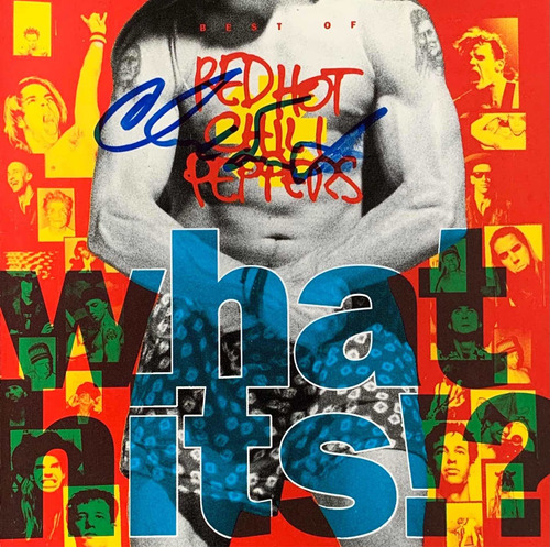 Cd Red Hot Chili Peppers What Hits!? Autografiado Chad Smith