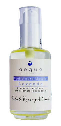 Aceite Masaje Lavanda By Aequo Spa