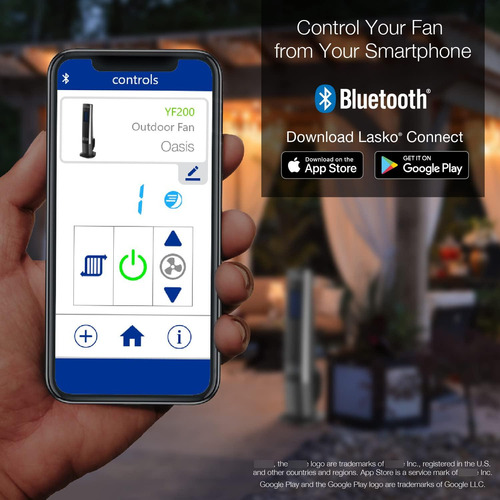 Ventilador De Torre Portátil 42 Pulgadas Bluetooth Negro Gra