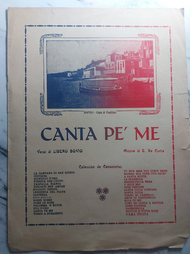 Imagen 3 de 10 de Antiguas Partituras De Música Italiana. Lote De 6. Ian 482