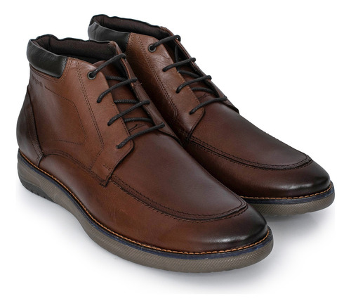 Bota Hombre Cuero Botineta Zapato Casual Borcego Briganti